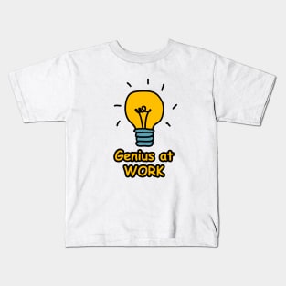 Genius at work Kids T-Shirt